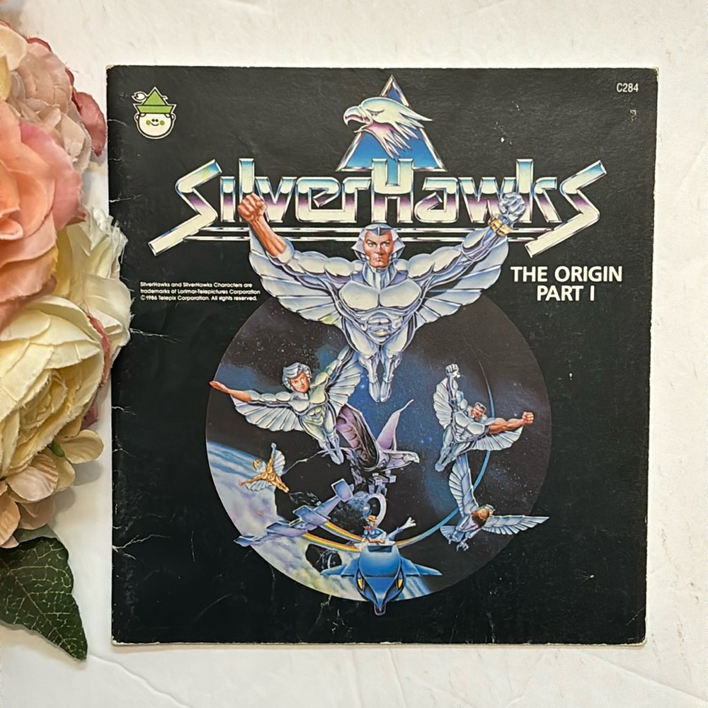 Silverhawks Book 1986 SilverHawks Book The Origin Part 1 , Book Only